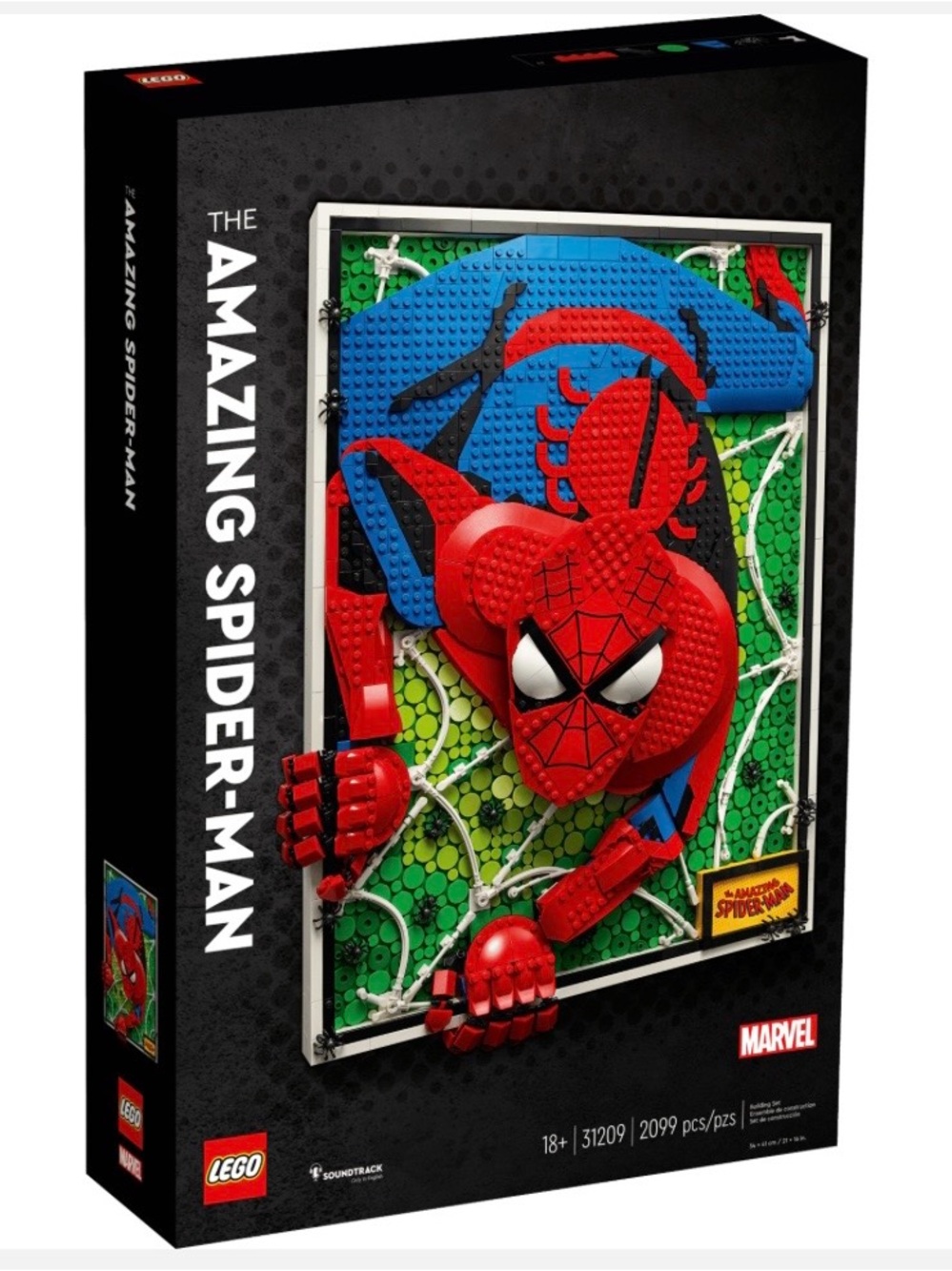 New LEGO ART 31209 The Amazing Spider-Man Factory Sealed Box